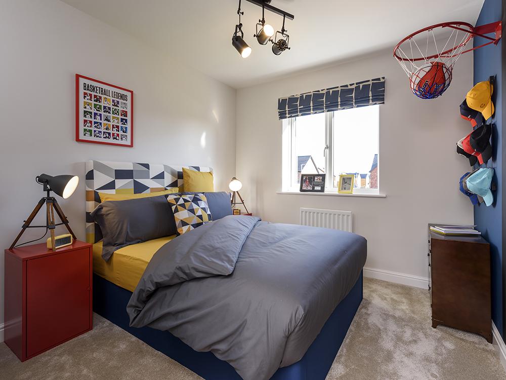 Perfectly sized fourth bedroom