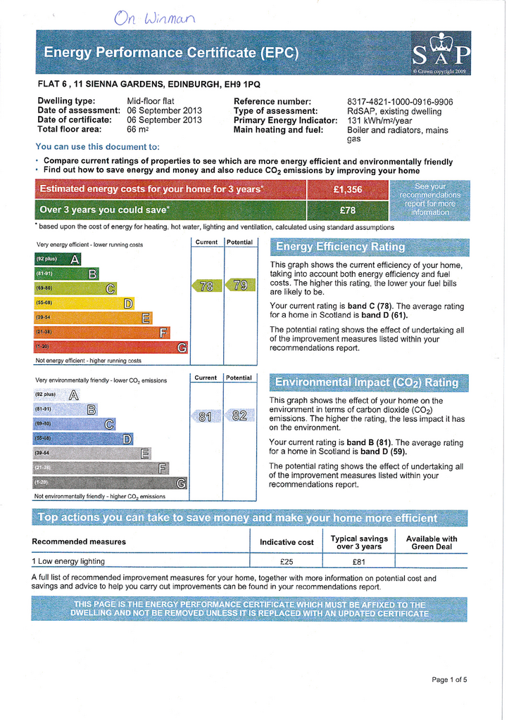 EPC Certificate