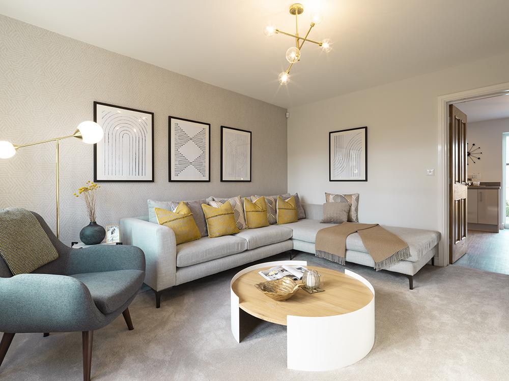 Spacious living room