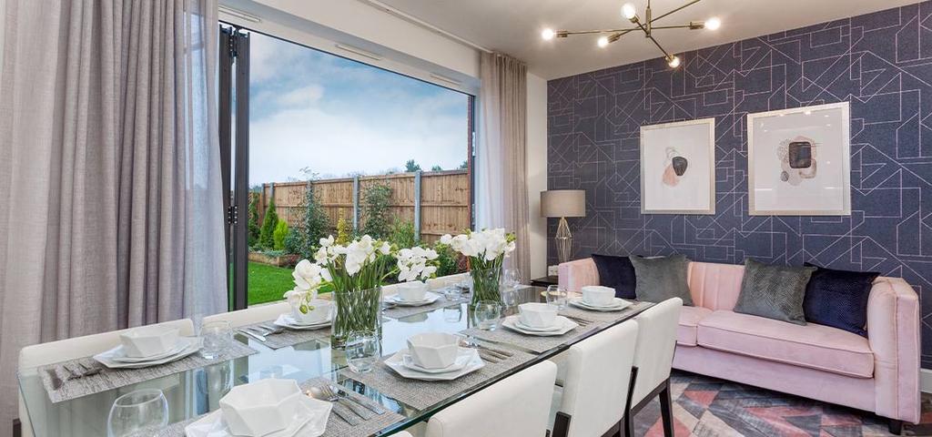 Typical kitchen and family area