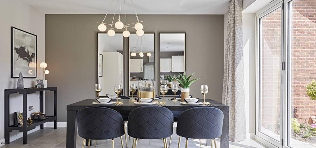 Typical dining room