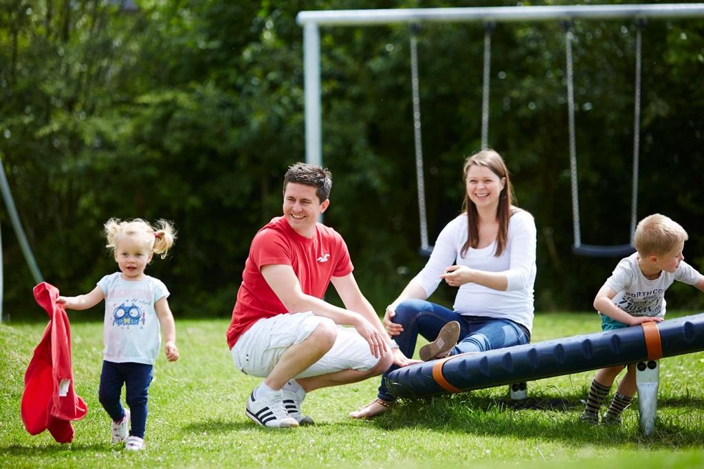 Enjoy spending time at the development park/play areas