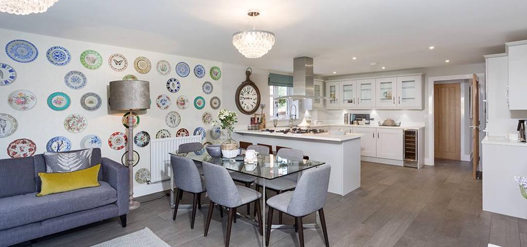 Typical kitchen and dining area