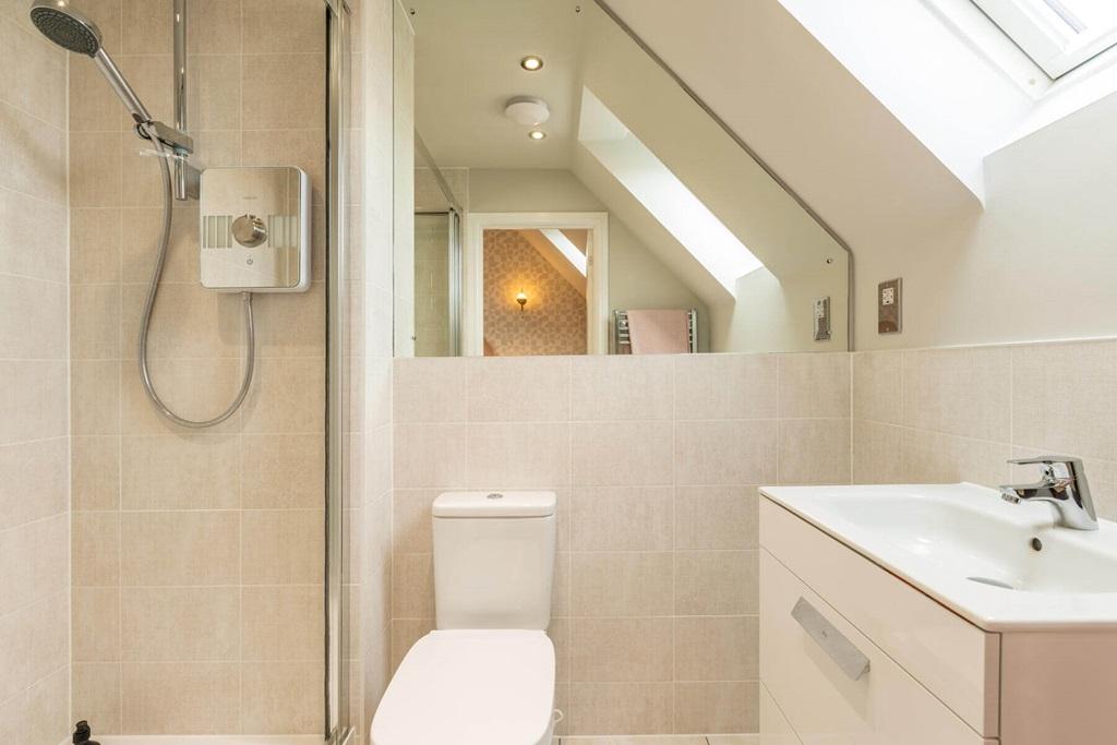 An en-suite bathroom away from the family