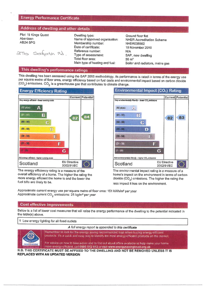 EPC Certificate