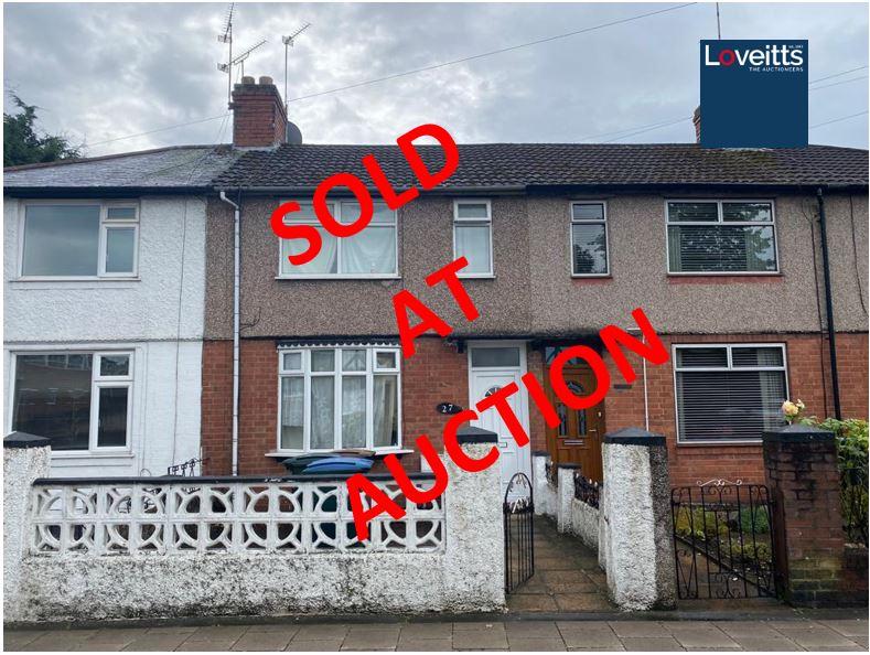 27 Parkgate Road, Coventry, CV6 2 bed terraced house £80,000