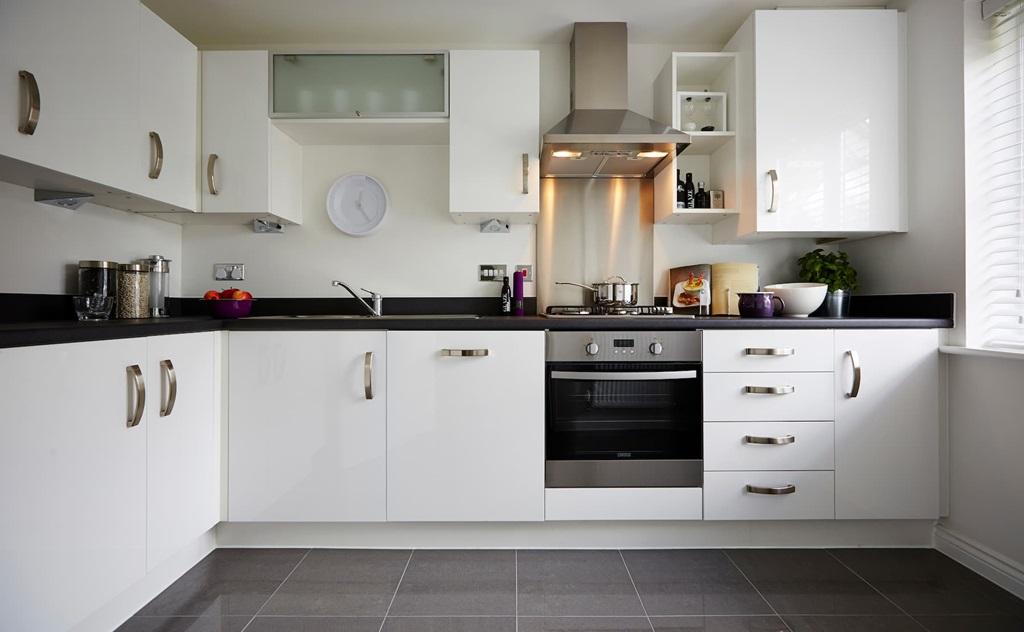 Modern and easy to clean kitchen