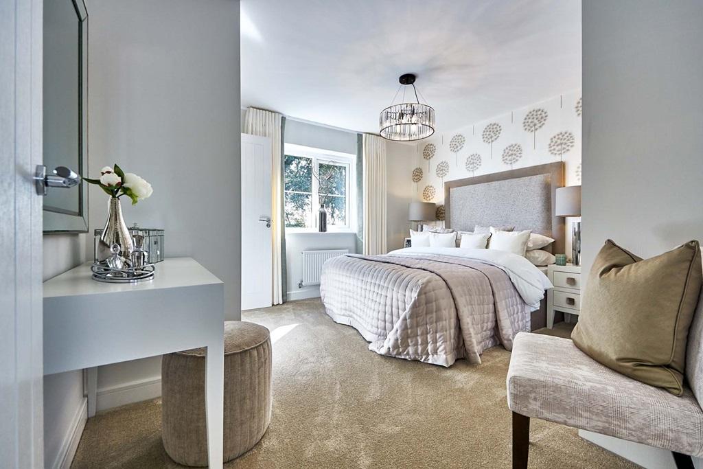 Bright and airy bedroom