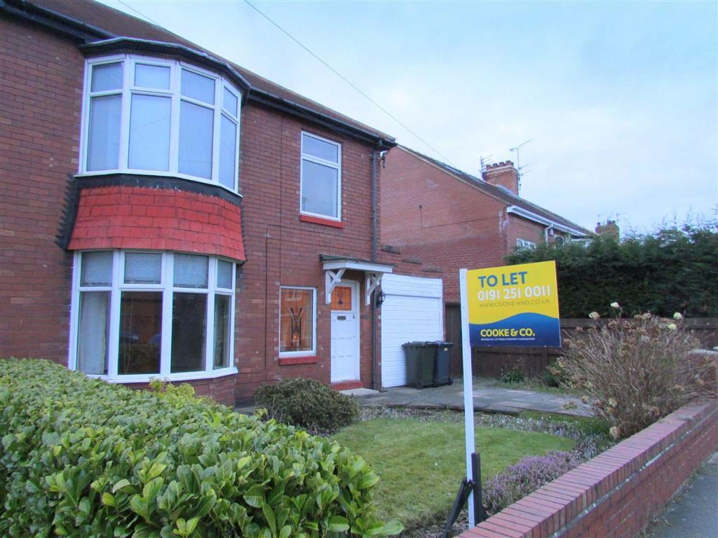 Plessey Crescent, Whitley Bay 3 bed semidetached house £1,100 pcm (£