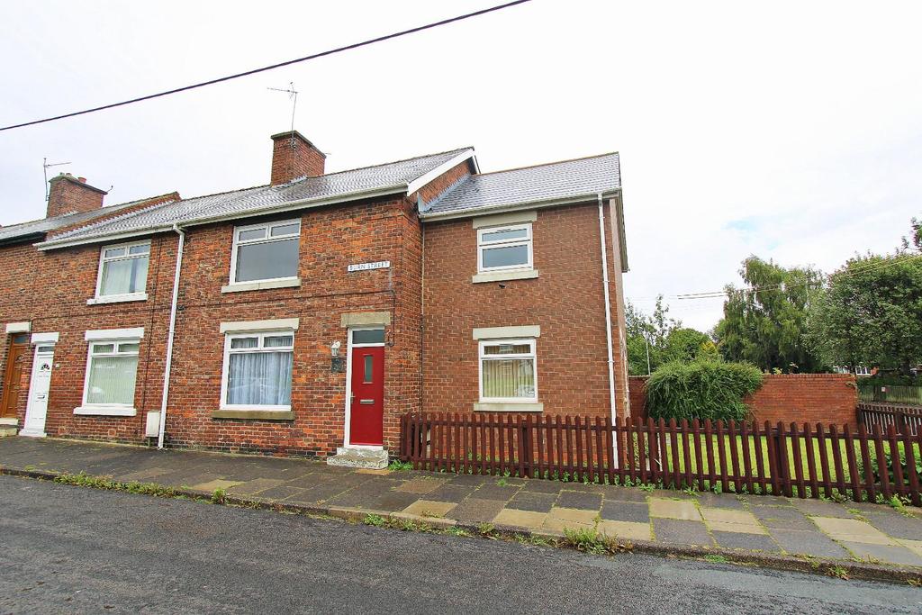 Burn Street, Bowburn, Durham 4 bed end of terrace house £140,000