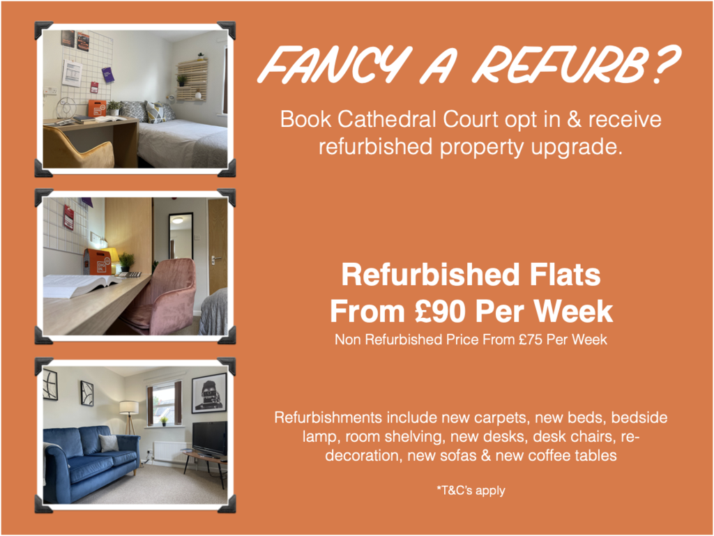 Apt. 24 Cathedral Street Apartments... 4 bed apartment £1,213 pcm (£