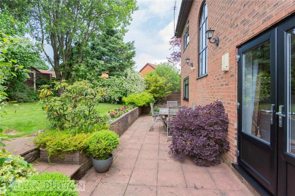 Rear Patio:
