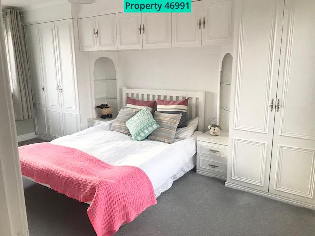 Master bedroom with double bed