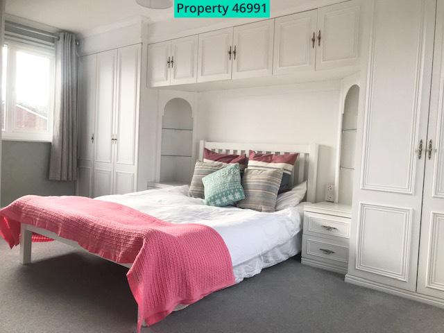 Master bedroom with double bed