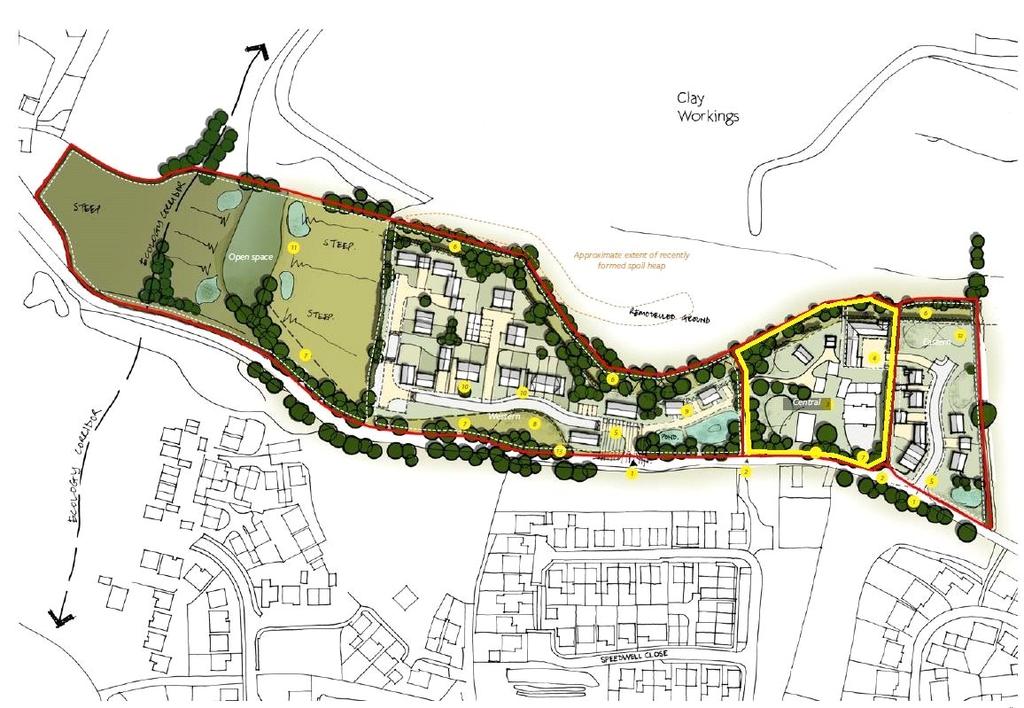Site Plan In Red