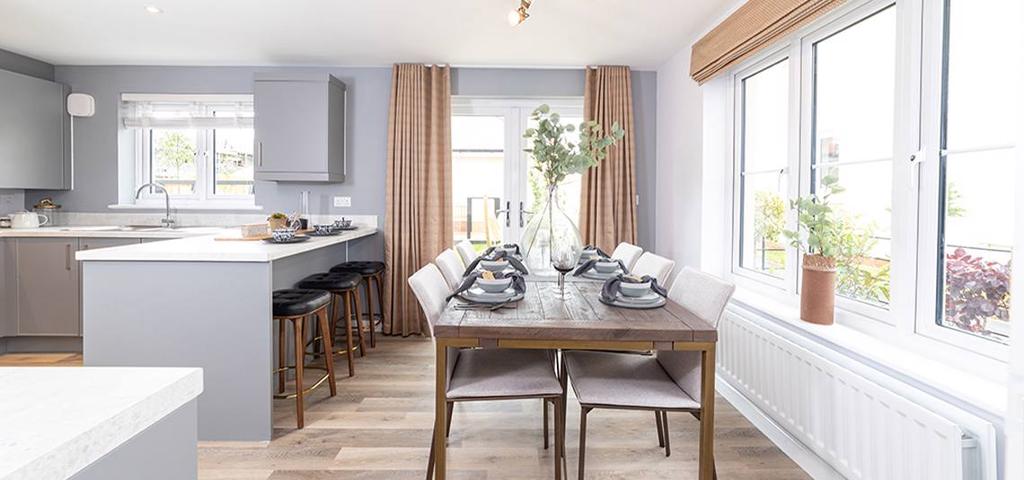 Typical kitchen / dining area