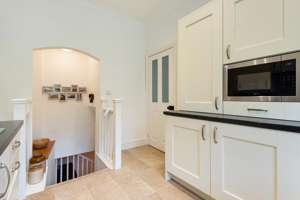 Kitchen and Stairs to Lower Floor