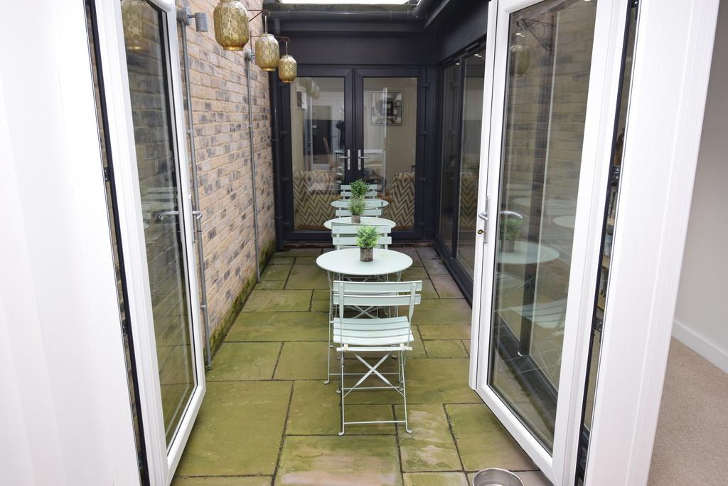 Patio through doors