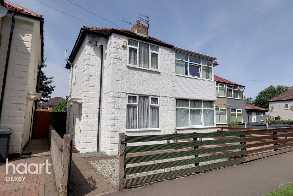 Meadow Lane, Chaddesden 2 bed semidetached house £140,000