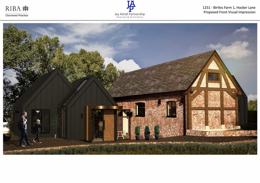 Hocker Lane Birtles Farm, Over... 4 bed barn conversion £650,000