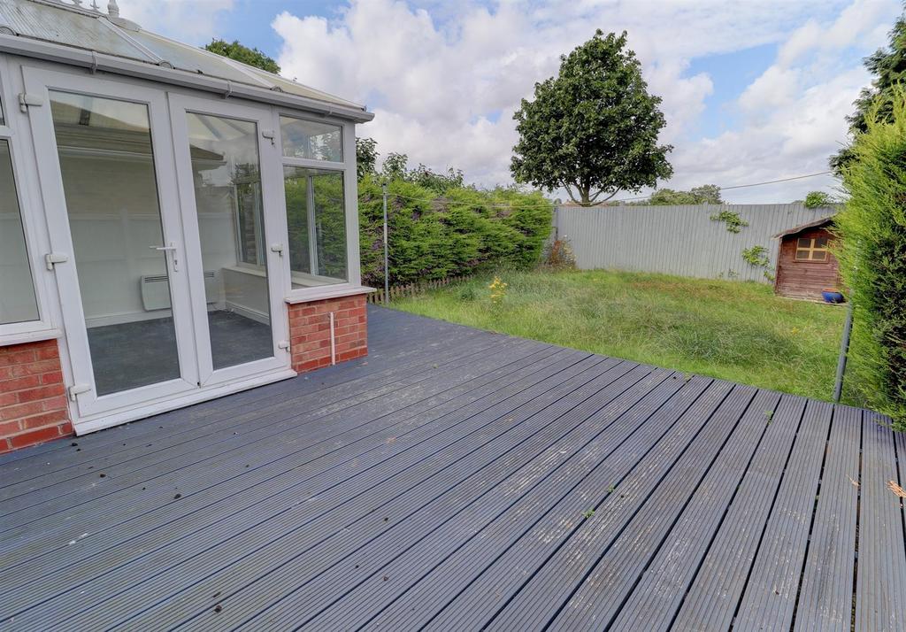 Decked Garden Area