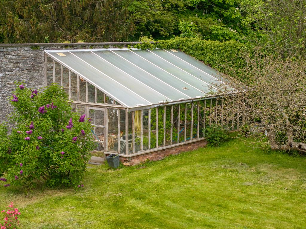 Original Victorian Brick Greenhouse