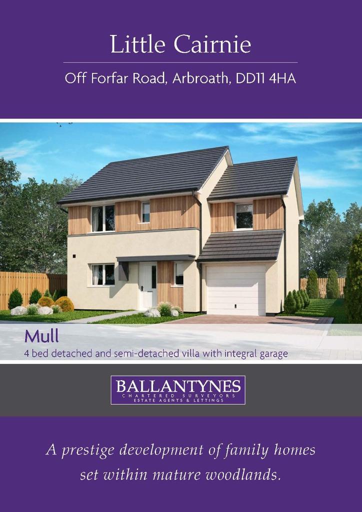 Plot 35, The Mull, Little Cairnie... 4 bed detached house £225,000