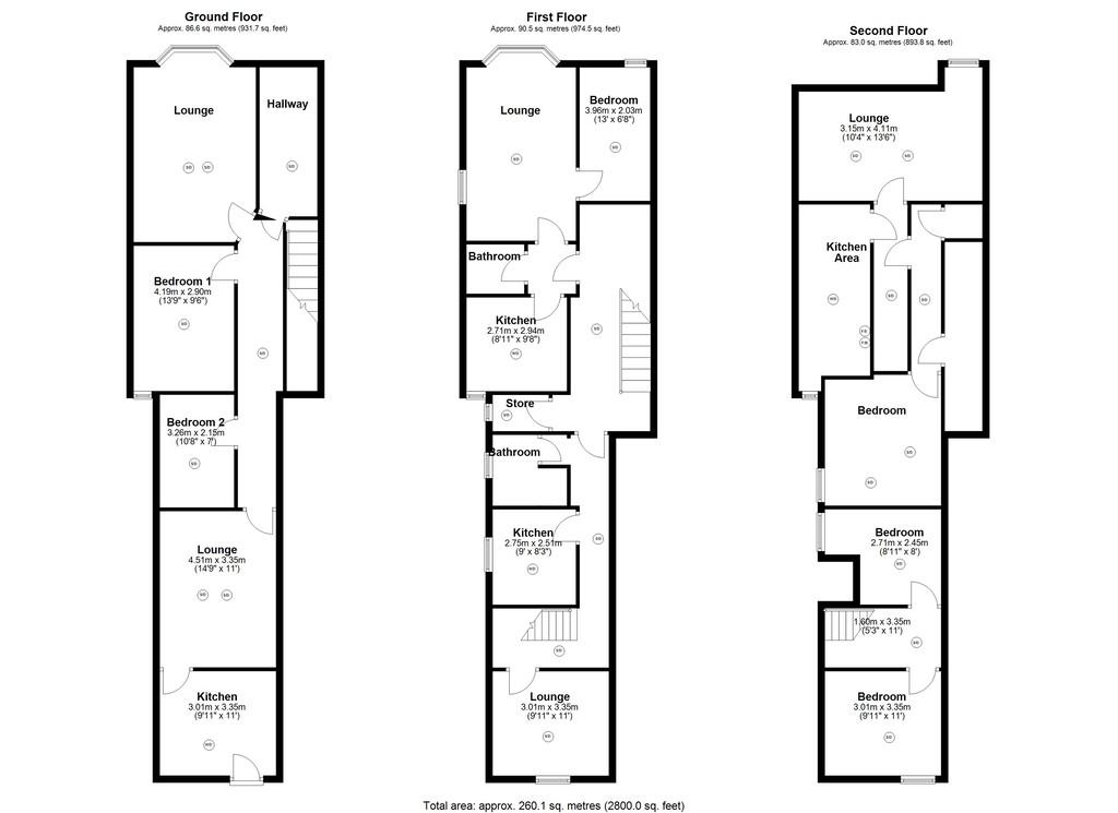 22 Norbreck Rd, Blackpool - all floors