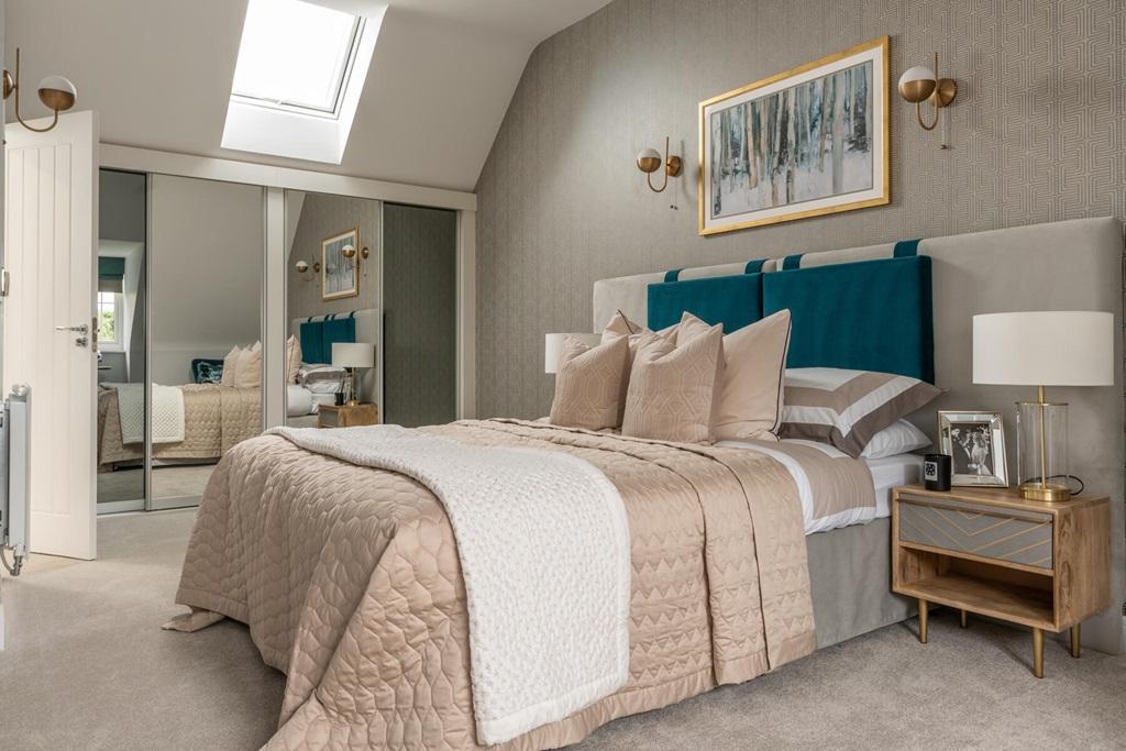 The second floor gives you bedroom 1