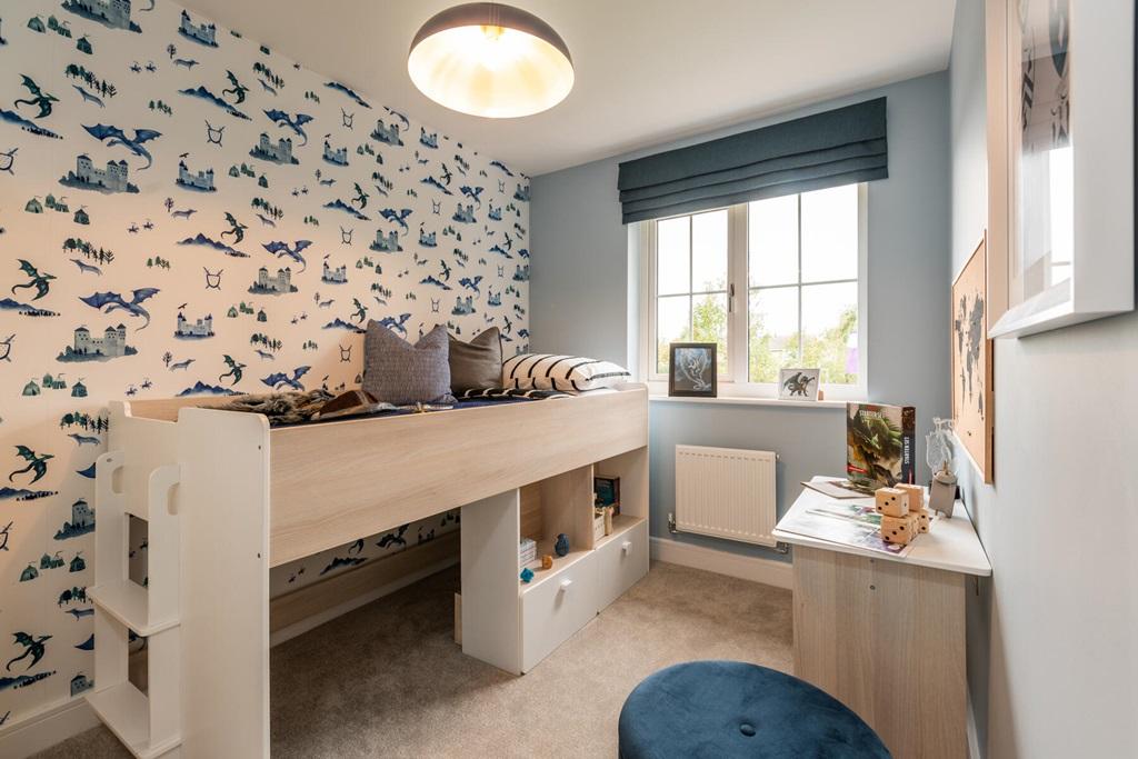 The third bedroom could be great for young children or even a home office