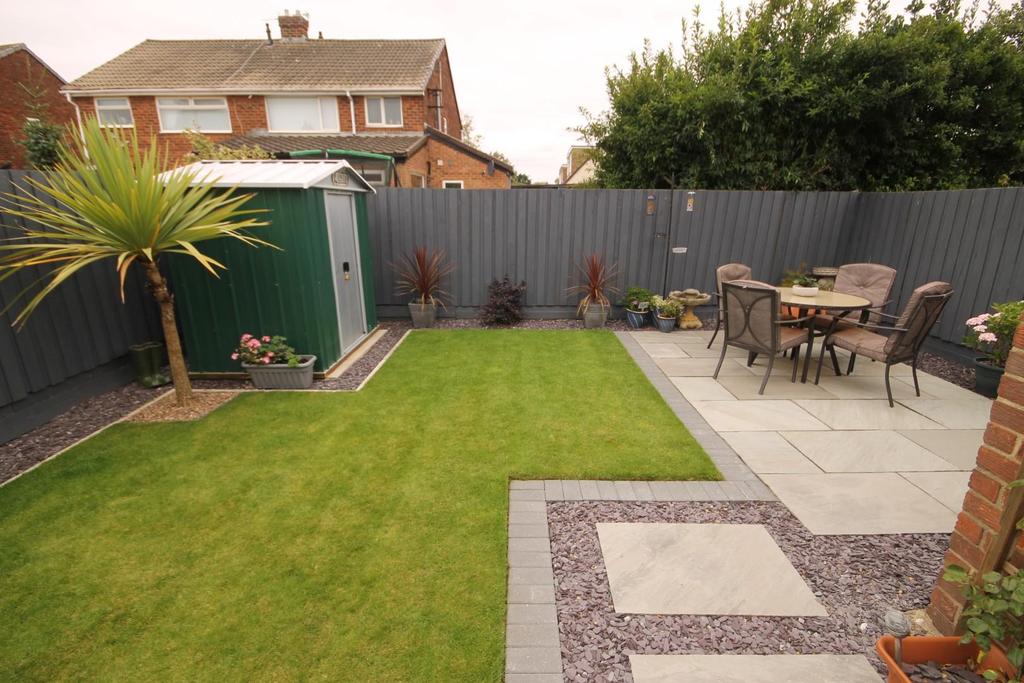 Rear garden