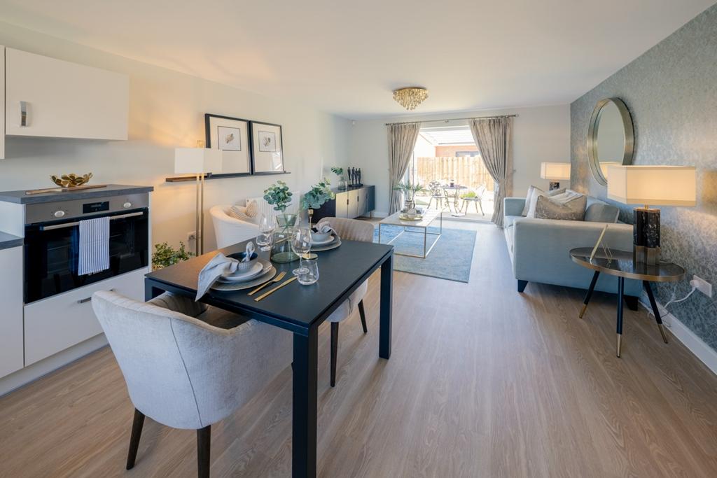Open plan kitchen living room