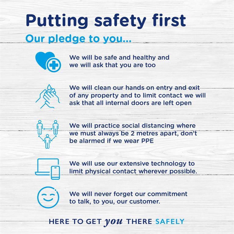 Our pledge to you...