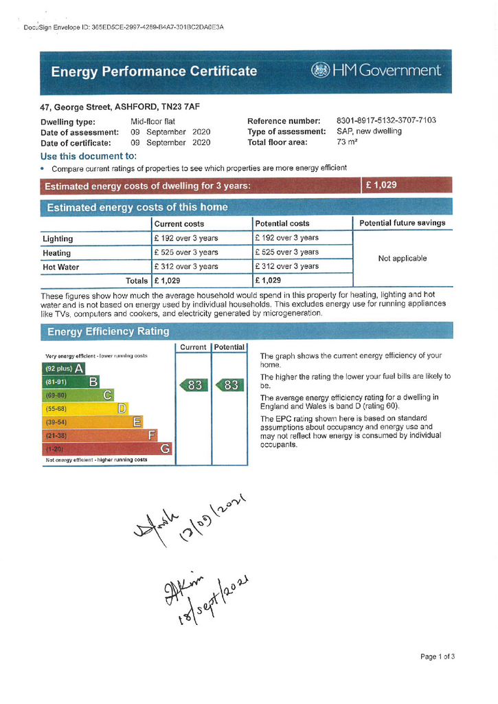 EPC Certificate