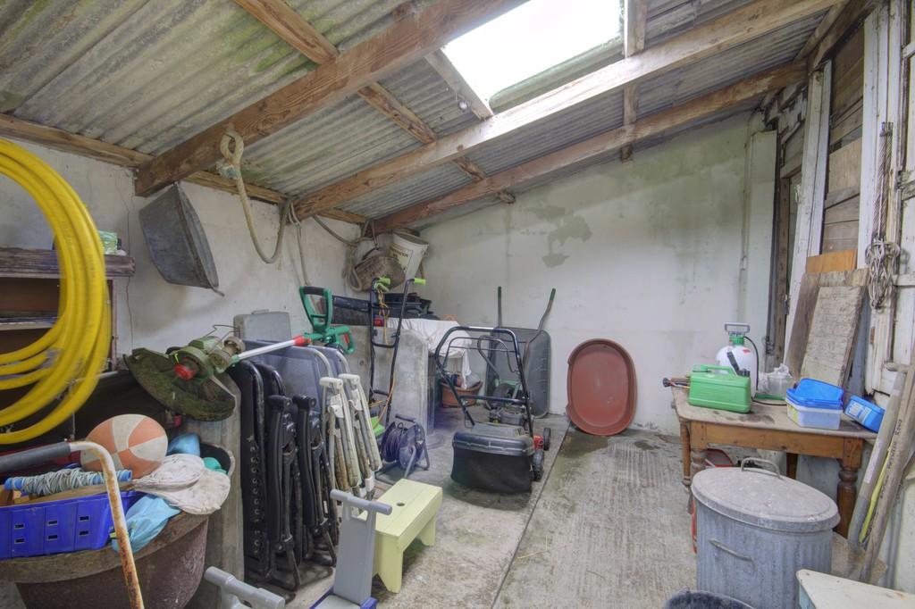 Rear garage