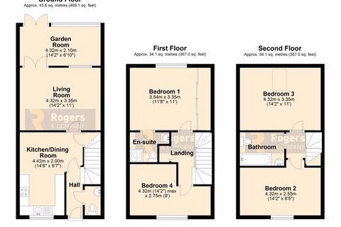 4 bedroom terraced house to rent, South Parade Frome