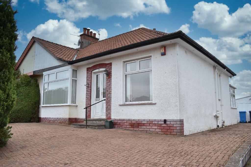 Ashlea Drive, Giffnock, Glasgow, G46 6BH 2 bed semidetached bungalow