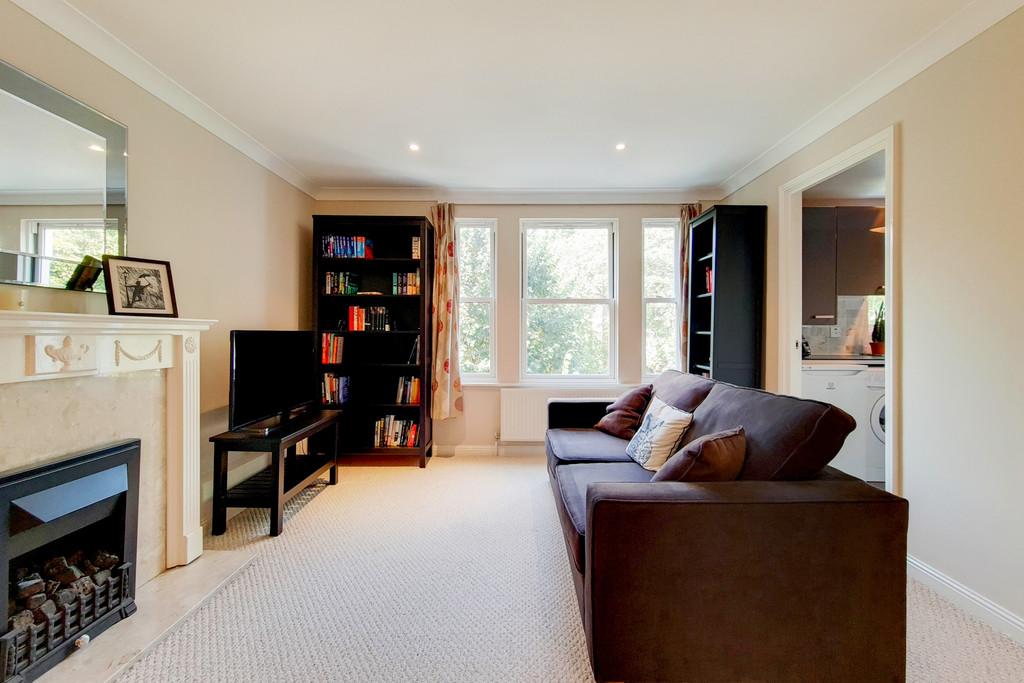 Living room with Kitchen access