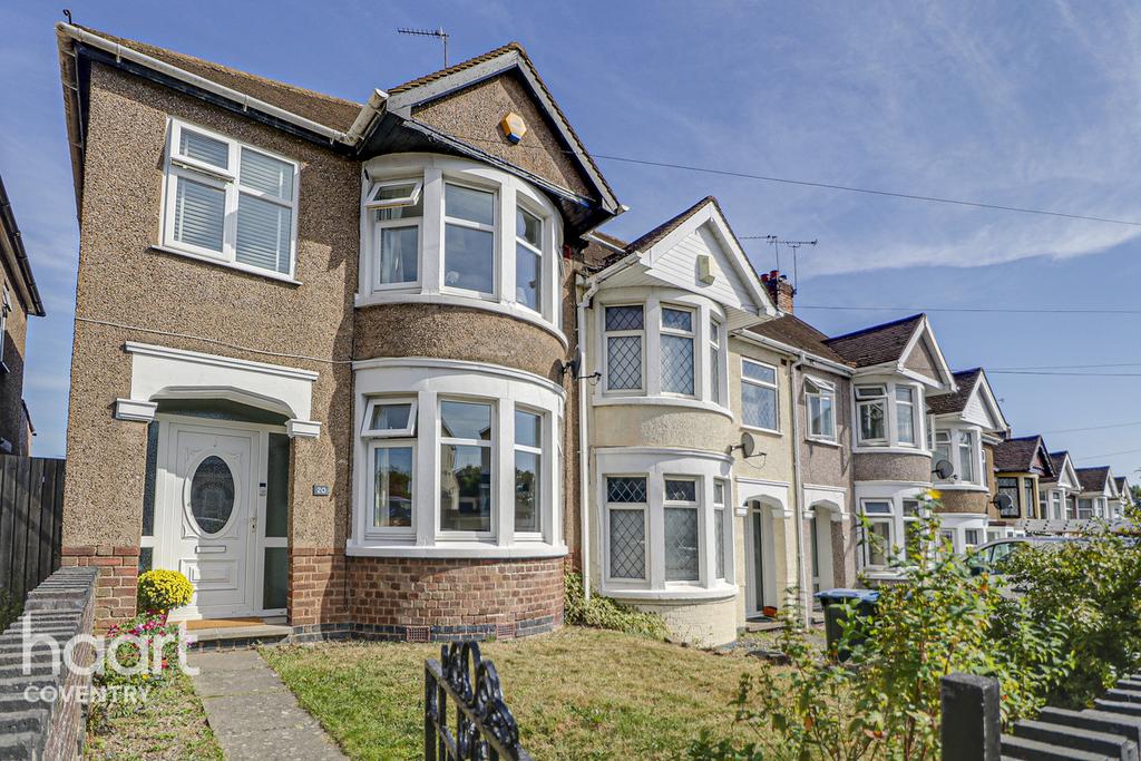 Tonbridge Road, Coventry 3 bed end of terrace house £210,000
