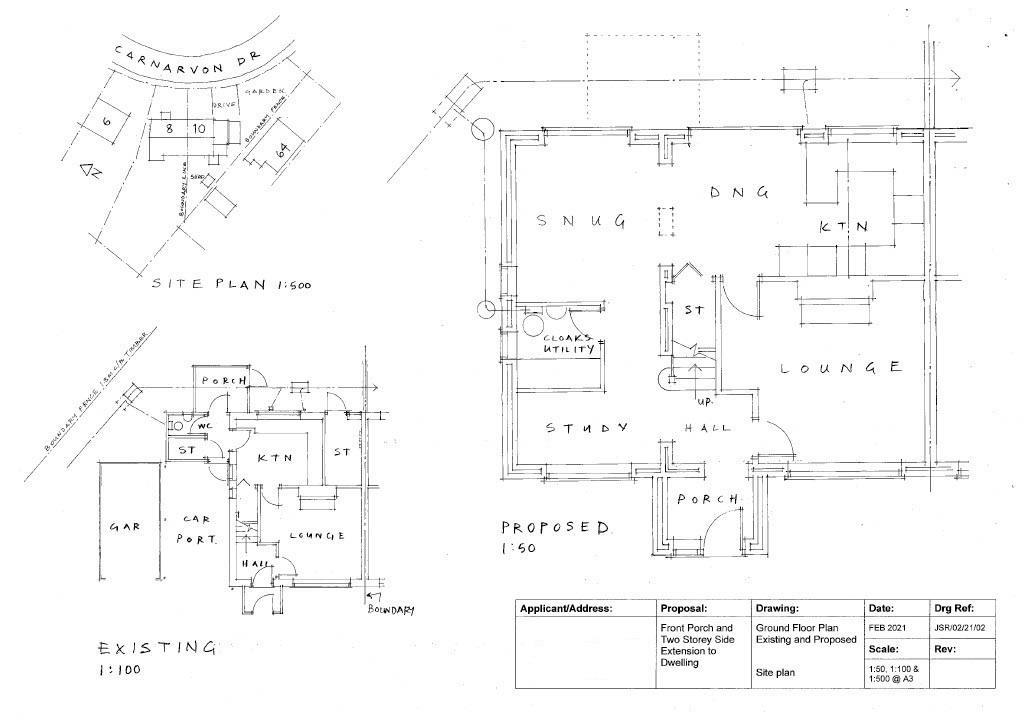 2021 0025 ground floor plan existing and proposed