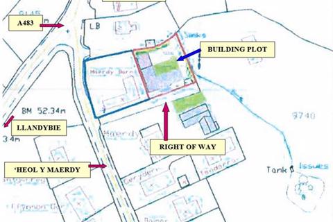 Plot for sale, Heol y Maerdy, Ffairfach, Llandeilo