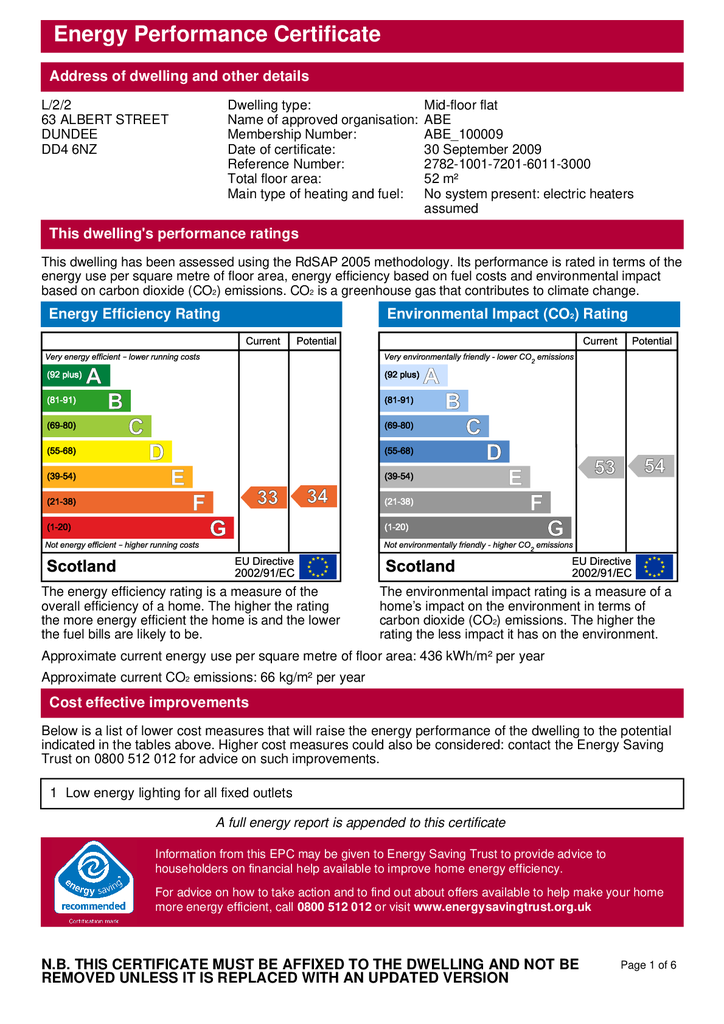 EPC Certificate