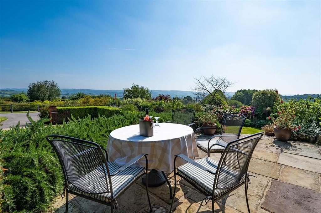 Patio and view