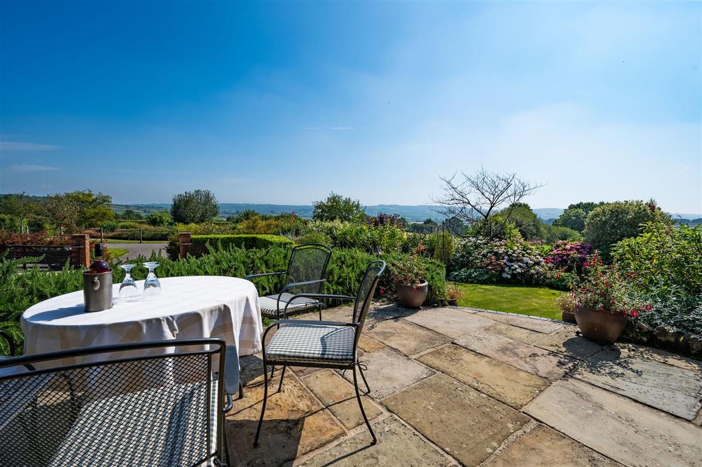 Patio and view