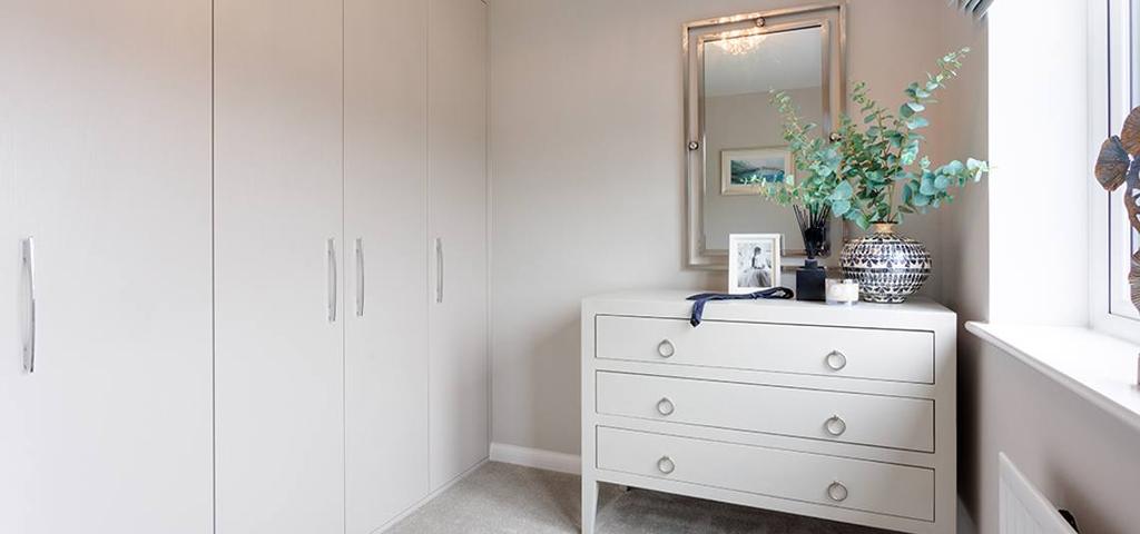 Typical dressing area