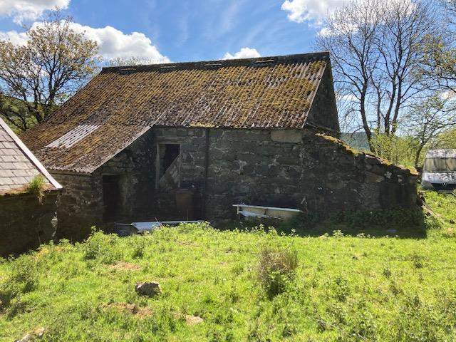 OUTSIDE: Former Shippon and garden