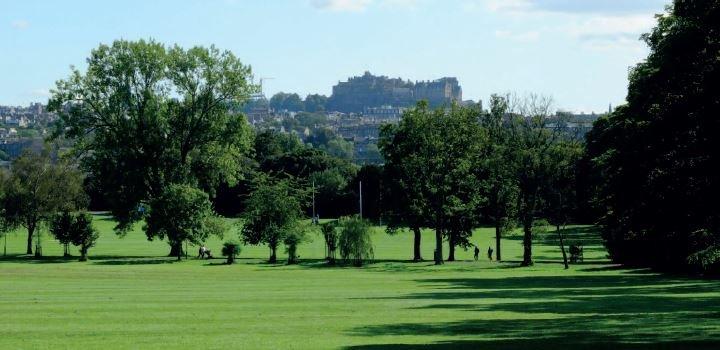 View Over To Castle