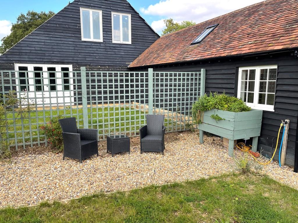 Private garden area