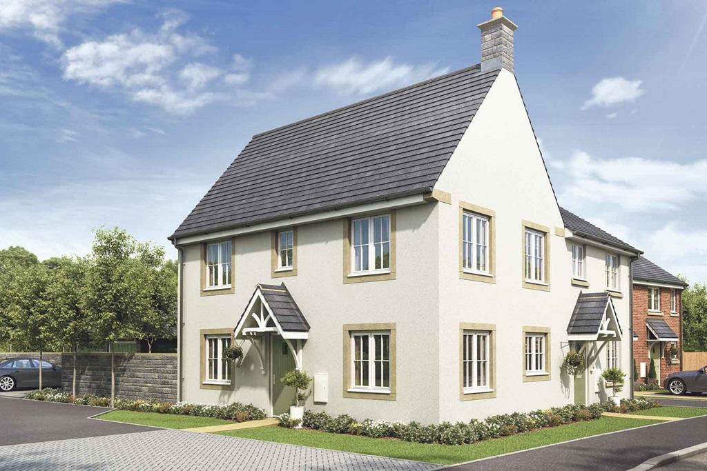 The Easdale Plot 642 at Lyde Green... 3 bed semidetached house £