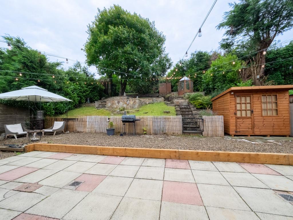 Lower patio rear garden